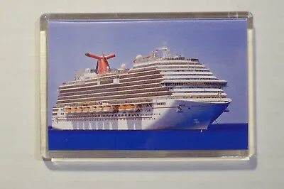 REFRIGERATOR MAGNET CARNIVAL BREEZE CRUISE SHIP - 3.75”x 2.5” • $3.50