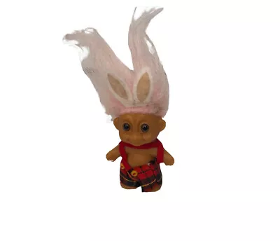 RUSS 2” Troll Doll - Easter Rabbit Ears - You're My Honey Bunny - Pink Hair • $5.99