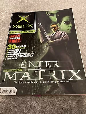 Issue 17 - Official Xbox Original Magazine  2003  - ENTER THE MATRIX - Used • £4