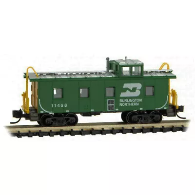 Burlington Northern 36' Riveted Steel Offset Caboose MTL #100 00 061 N Scale • $39.59