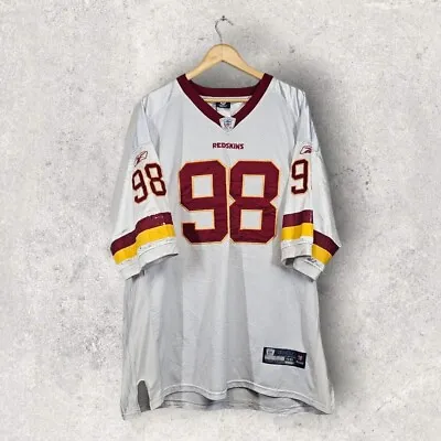 NFL Reebok Washington Red Skins On Field Jersey Sports 3XL • £39.95