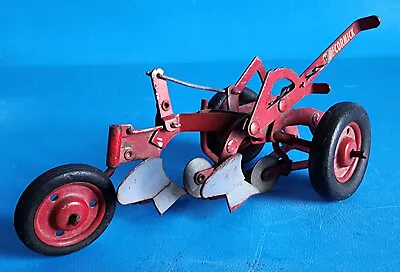 Vintage McCormick Two Bottom Plow 1950's Or 1960's Farm Toy. (~7.5 X3 X2.75 ) • $55.96