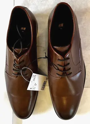 H & M Mens Brown Lace Up  Dress Formal Classic Shoes New Size 10.5 • $29.95