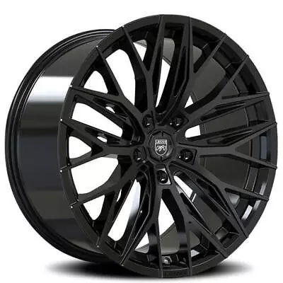 (4) 22  Lexani Wheels Aries Gloss Black Rims(B44) • $2209