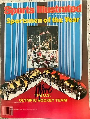 Sports Illustrated 1980 USA Hockey Issue Autographed Mike Eruzione No Lable • $65