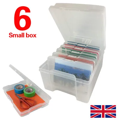 Photo Storage Box 6 X 4 Picture Album Organizer Photograph Container Case Box Q • £11.49