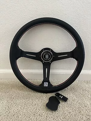 350mm Deep Dish Steering Wheel - Fit 6 Hole Hub Like Nardi NRG Grip • $149.99