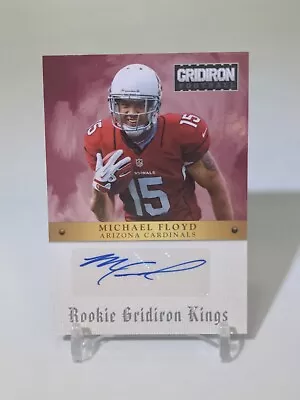 Michael Floyd 2012 Panini Gridiron Rookie Gridiron Kings Auto Autograph 22/99 • $9.99