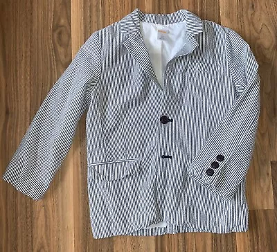 Gymboree Outlet ~ Boys Striped Blazer ~ Seersucker ~ Jacket ~ Easter ~ Size S • $17.99