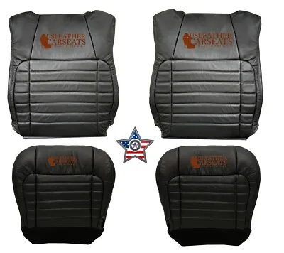 2002 Ford F150 Harley Davidson Full Front OEM Leather Seat Covers Black • $559.99