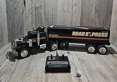 Vintage NIKKO Road Express MS-553241 RC Transport Semi Truck Controller Works • $149.97