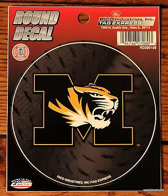 Missouri Tigers Window Sticker Decal NCAA College Football Helmet Lic. • $5.99