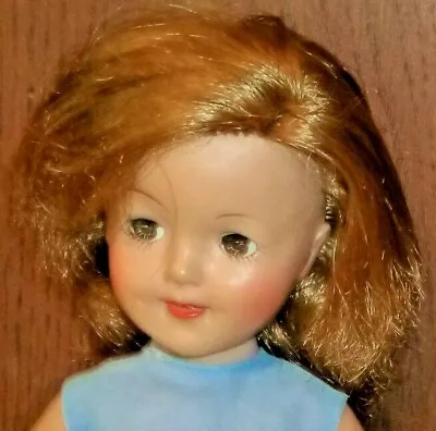 Vintage IDEAL ST-12 SHIRLEY TEMPLE Vinyl Doll Redressed • $19.99