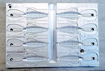 Aluminum Fishing Soft Bait Mold - 3  X 8 Cavities • $189