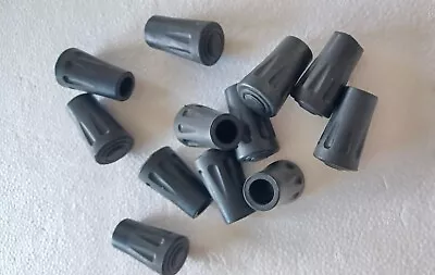 12 Pcs Walking Stick Rubber Tips 0.9 Inch In Outer Diameter Trekking Pole Tips • £3.50