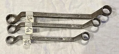 Vintage Lot Of 3 VLCHEK Offset Box Wrench 12 Point SAE • $17