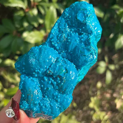 540G Natural Chrysocolla/Malachite Transparent Cluster Rough Mineral Sample • $19.25