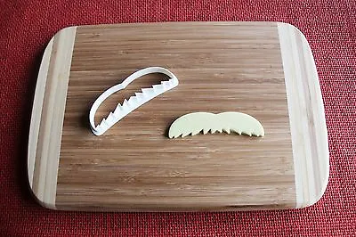 Moustache N2 Cookie Cutter Cake Topper Fondant Cutter Cupcake Topper • $3.50