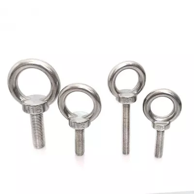 £1.19 • Buy Lifting Eye Bolts A2 Stainless Steel Metric Thread M3 M4 M5 M6 M8 M10 M12 -m24