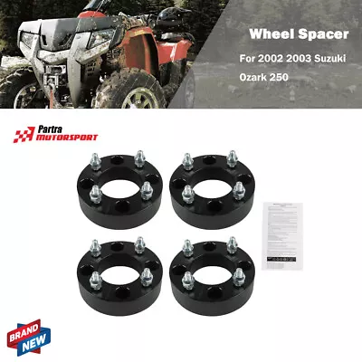 For Honda Yamaha Suzuki 4× 2 Inch Hubcentric Wheel Spacers 4/110 ATV 10x1.25 ATV • $71.32