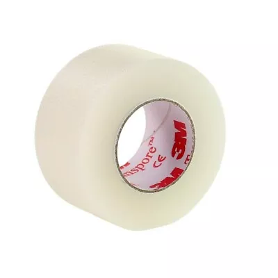 3M Transpore Tape 2.5cm X 9.1m Surgical Medical White Waterproof Tapes • £4.97