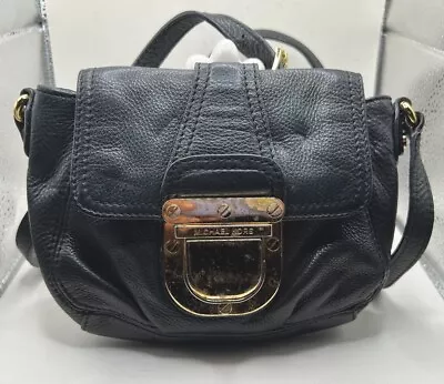 Michael Kors CHARELTON Leather Push Lock Shoulder Bag Crossbody • $8.99