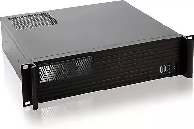 3U Short Depth Rackmount Server Chassis Micro Atx/Mini-Itx 1x5.25+4x3.5 Bays Sup • $148.99