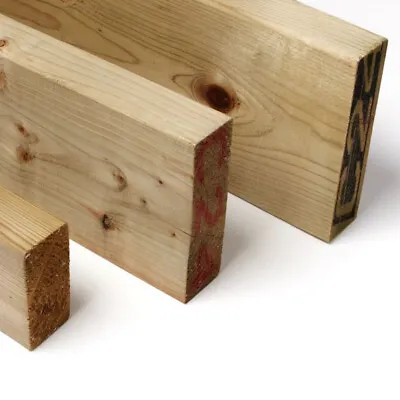 Pressure Tanalised Treated Timber | C16 C24 Strength Grade 6x2  • £39.50