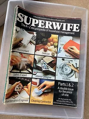 Bulk Lot 69 Marshall Cavendish SUPERWIFE Household Management Magazines 1977 • £9.99