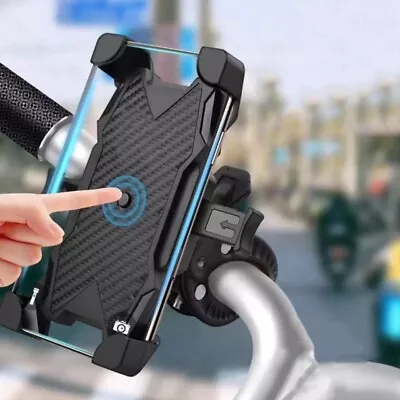 Bicycle Motorcycle MTB Bike Handlebar Silicone Mount Holder For Cell Phone GPS • $8.45