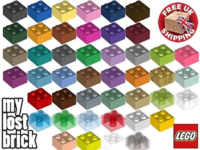 LEGO - Part 3003 - Pack Of 10 X NEW LEGO Bricks 2x2 +SELECT COLOUR +FREE POSTAGE • £1.49