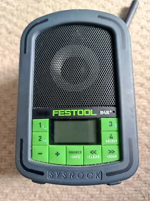 Festool Dab Radio Job Site Radio SYS Rock BR10 202112 • £139