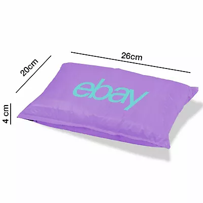 5 X EBay Branded Packaging Padded Bubble Plastic Mailers 20cm X 26cm 4cm Lip • £4.80