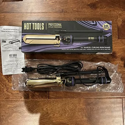 Hot Tools Pro 1 1/2” MARCEL CURLING IRON / WAND 24K Gold • $30