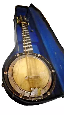 Antique/vintage Banjolele-eight Stringed-english Made • $99.60