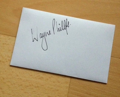 $5.50 • Buy Wayne Phillips Signed Blank Cricket Card