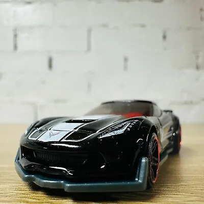 Chevy Corvette C7 Z06 2018 Then & Now 8/10 Black White Red • $4.95