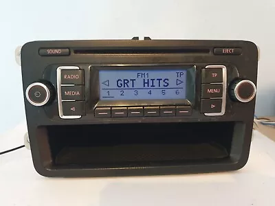 Vw Rcd 210 Car Radio Cd Player - Golf Passat Touran Caddy Scirocco Polo & Code • $49.61