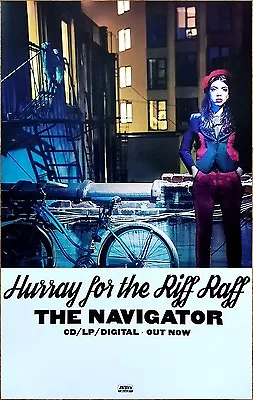 HURRAY FOR THE RIFF RAFF Navigator Ltd Ed RARE Tour Poster +BONUS Folk Poster! • $24.99