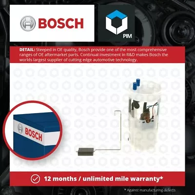 Fuel Pump In Tank 0986580934 Bosch 6Q0919051C 6Q0919051F 6Q0919051J 6QD919051A • $79.90