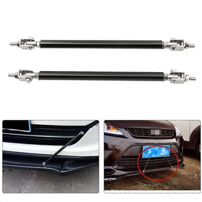 2x 10 -13  Adjust Black Bumper Lip Splitter Strut Rod Tie Support Bars For Dodge • $15.36