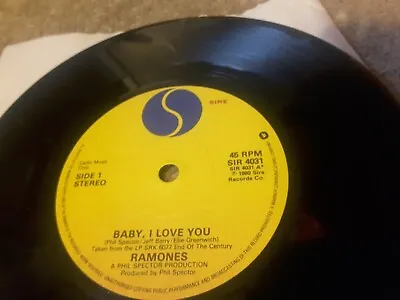 Ramones Baby I Love You • £6.39