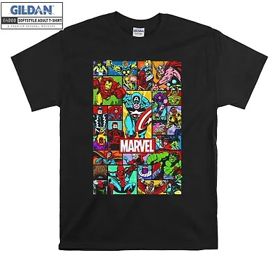 Marvel Avengers Characters T-shirt Gift Hoodie Tshirt Men Women Unisex A666 • £11.95