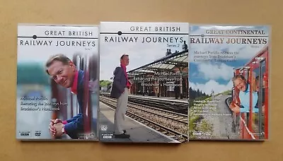 Great Continental Railway Journeys / British Series 1 & 2 - Michael Portillo DVD • £8.99