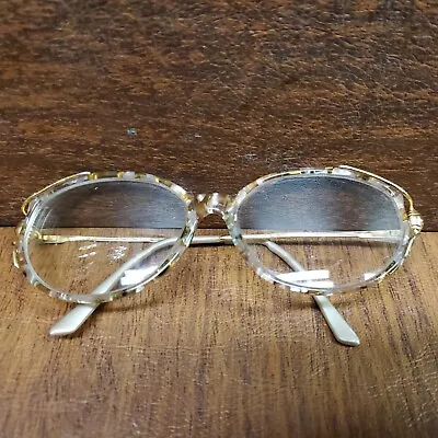 Vintage Ted Lapidus TL 616 Gold Multi-Color Design Bifocal  130mm COL 6577 • $29.99