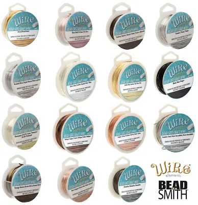 Wire Elements Craft Wire (15 Colors 7 Gauges) BeadSmith Copper Craft Wire • $3.96