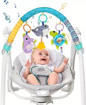 Bestcool Pram Toys For Babies Clip On Activity Pram Arch Pushchair Toys With 3 • £22.03