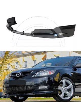 Front Lip Fangs For Mazda 3 Sport Mazda3 Axela BK 2003-2009 Front Spoiler • $210