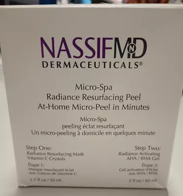 Nassif Micros-Spa Radiance Resurfacing Micro-Spa At Home Micro Peel Kit New Seal • $10.50