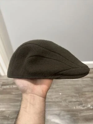$29.95 • Buy Kangol Flat Cap Wool Style 507 With Kangaroo Logo Sz M